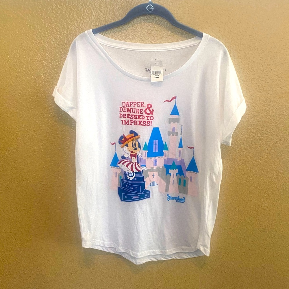 NWT Disney 2019 D23 Dapper Minnie T-Shirt - M